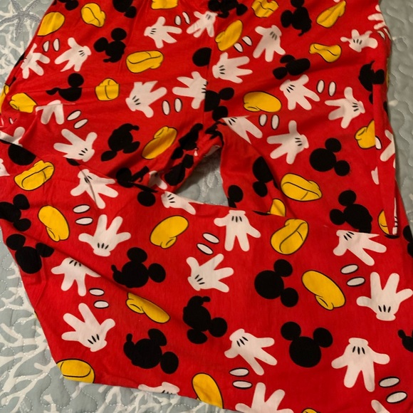 Disney Pajamas - Red with Mickey Mouse Print - Picture 6 of 7